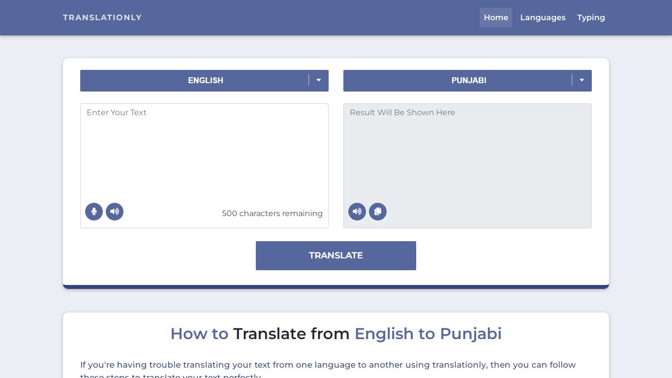 Free English to Punjabi Translation - Translate to Punjabi for Free
